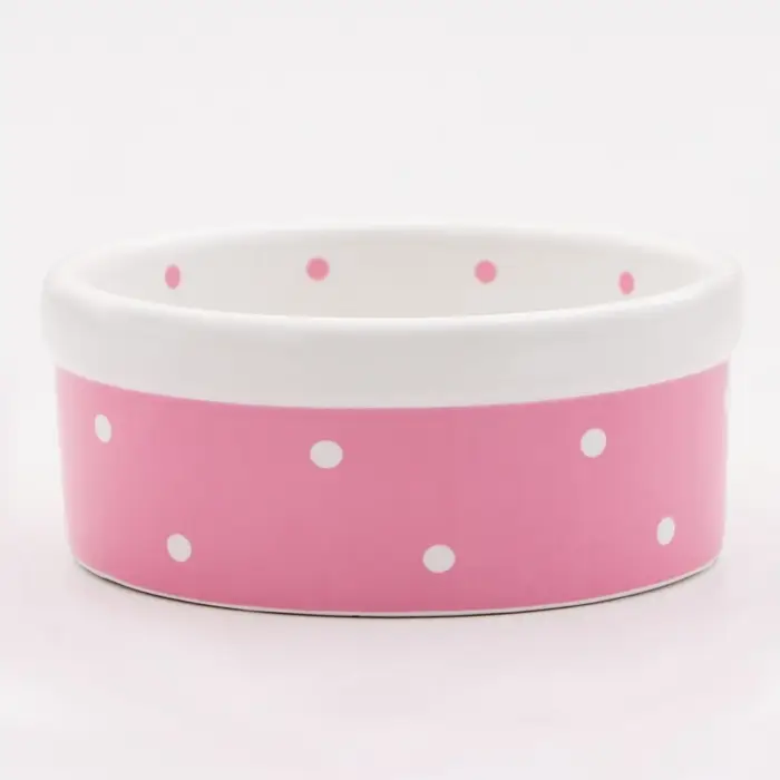 Миска Princess, 100 мл, малая, 8.5&times;3.5 см, керамика, розовая