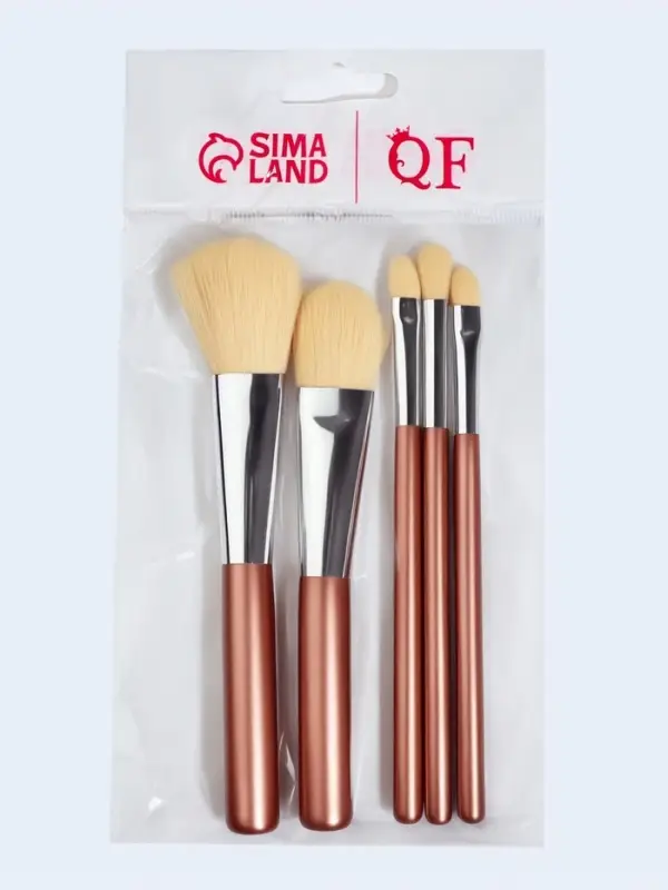 Набор кистей для макияжа PASTEL BLUSH, 5 шт., розовый