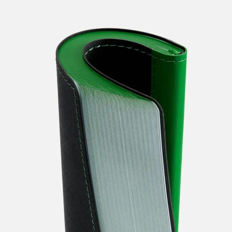 Ежедневник Nice Twice, недатированный, черный с ярко-зеленым Ежедневник Nice Twice, недатированный, черный с ярко-зеленым