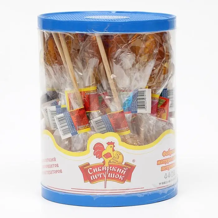 Карамель леденцовая &laquo;Сибирский петушок&raquo;, ГОСТ, микс, 24 г