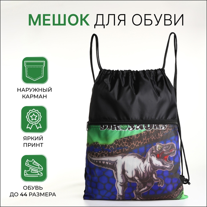 Мешок для обуви на шнурке, цвет чёрный Мешок для обуви на шнурке, цвет чёрный