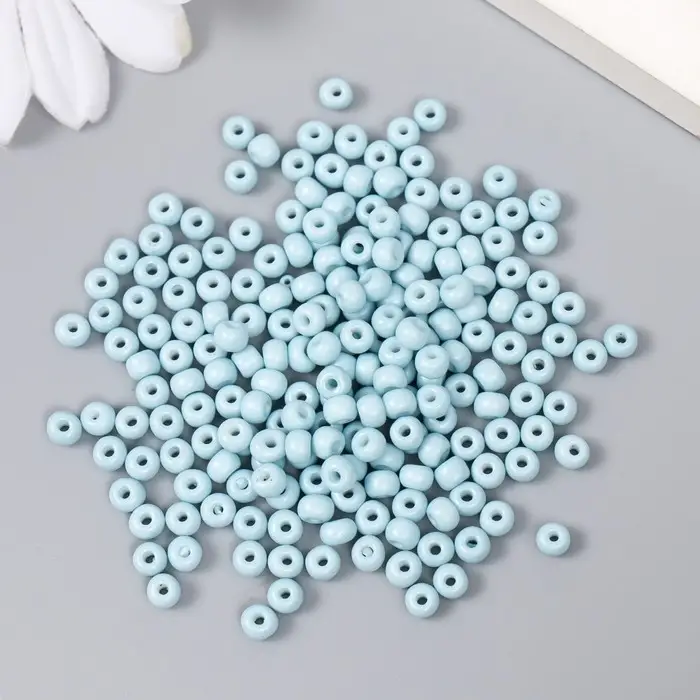 Бисер стекло 6/0  Бисер стекло 6/0 "Ниагара" 15 гр