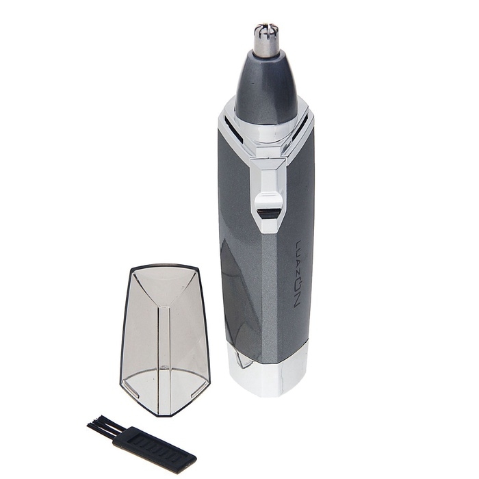 Триммер для волос Luazon LTRI-01, для носа и ушей, от батареек 1хАА, серый Триммер для волос Luazon LTRI-01, для носа и ушей, от батареек 1хАА, серый