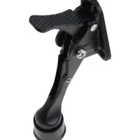 Фиксатор дверной LOCKLAND “козья ножка”, с автоподъемом, цвет черный Фиксатор дверной LOCKLAND “козья ножка”, с автоподъемом, цвет черный