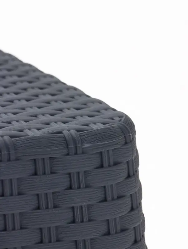 Табурет "Ротанг" h45 см (серый)