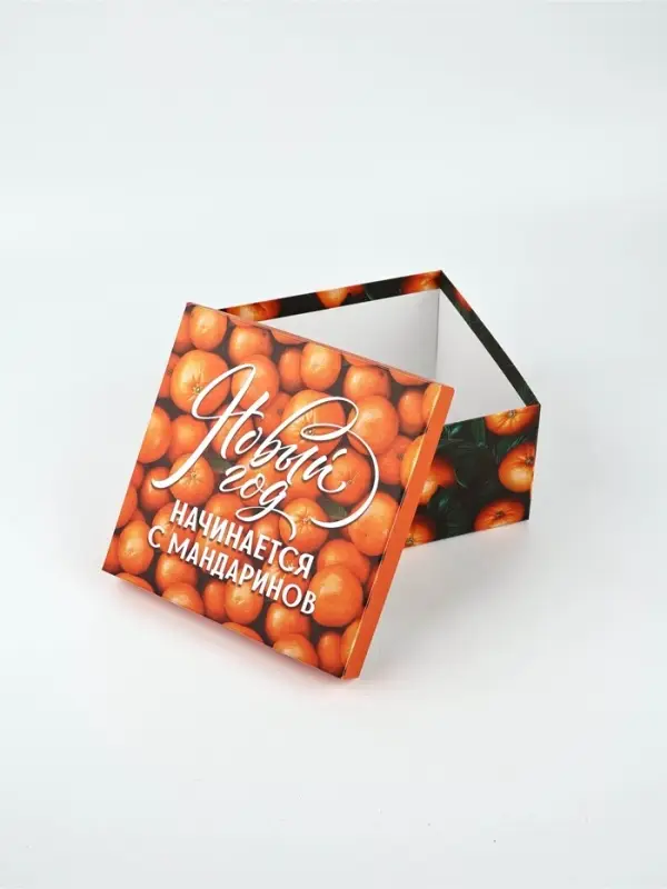 Набор подарочных коробк 6 в 1 «Яркие мандарины», 10×10×6–20×20×11 см Набор подарочных коробк 6 в 1 «Яркие мандарины», 10×10×6–20×20×11 см