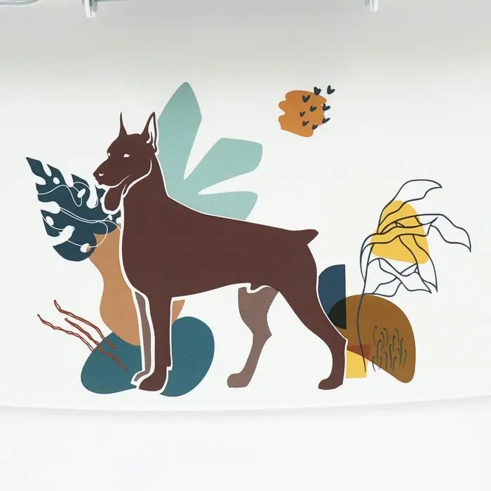 Контейнер для корма, 36 л, серый Контейнер для корма, 36 л, серый