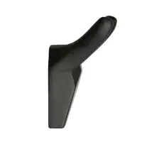 Крючок мебельный CAPPIO HORN, двухрожковый, цвет черный, 3 шт.