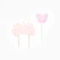 Набор свечей для торта «Happy Birhday» с бабочкой Набор свечей для торта «Happy Birhday» с бабочкой