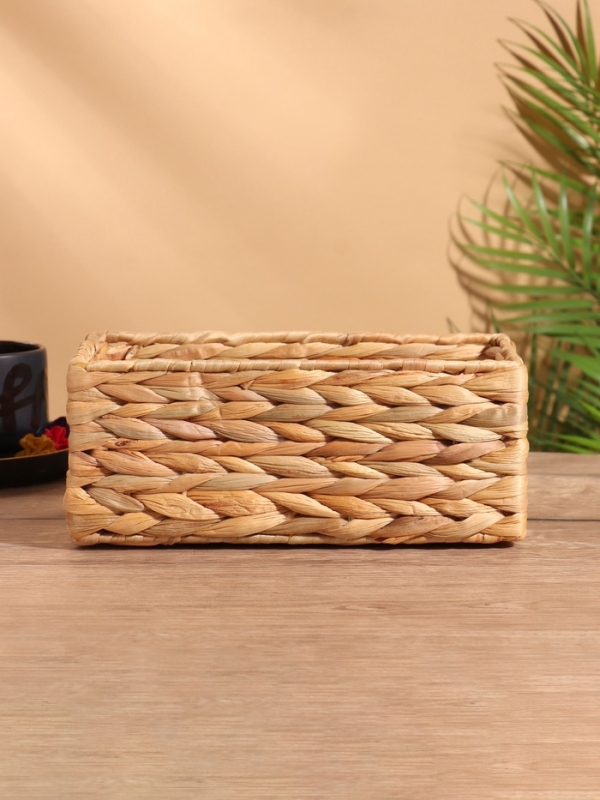 Корзина плетеная 24x12x10 см, водный гиацинт