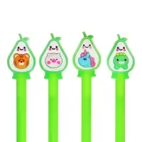 Ручка-прикол Calligrata &laquo;Авокадо&raquo;, чёрный стержень, гелевая, МИКС