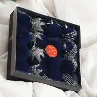 Ёлочные шары &laquo;Бархат. Маскарад&raquo;, новогодние, d=6 см, 16 шт., синий