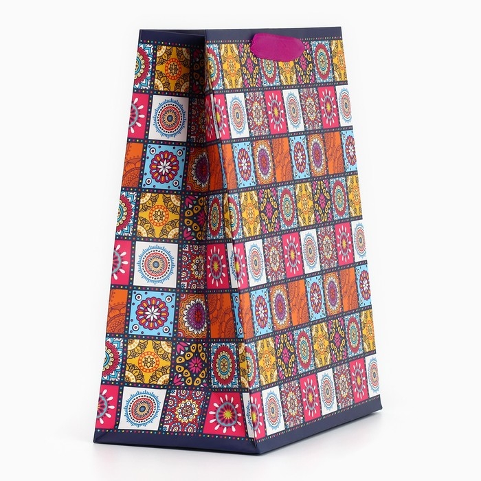 Пакет подарочный ламинированный вертикальный, упаковка, «Мозайка», ML 23 х 27 х 11,5 см Пакет подарочный ламинированный вертикальный, упаковка, «Мозайка», ML 23 х 27 х 11,5 см
