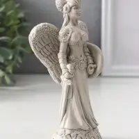 Фигура Бог сканди «Валькирия» 14×7.5×6 см, серая