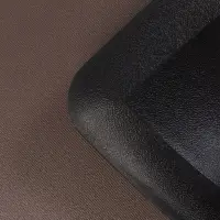 Коврик для дома из дутого ПВХ, 51&times;81&times;1.9 см, коричневый - чёрный