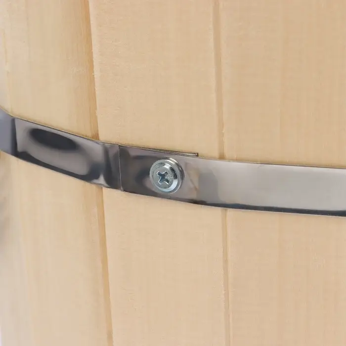 Запарник - ведро для бани и сауны, 18 л, липа, пластиковая вставка, с крышкой, &laquo;Добропаровъ&raquo;