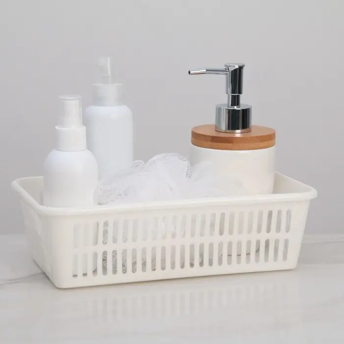 Корзина для хранения Полимербыт, пластик, 25&times;15&times;7 см, МИКС