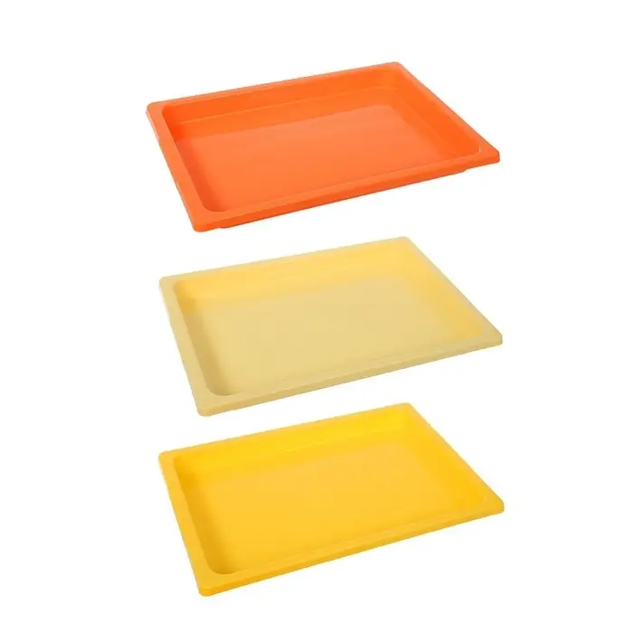 Подносы для заморозки пельменей Альтернатива, пластик, 35.5&times;25&times;3 см, набор 3 шт., МИКС