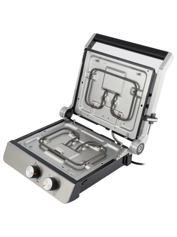 Электрогриль HYG-5047 2200Вт серебристый Электрогриль HYG-5047 2200Вт серебристый