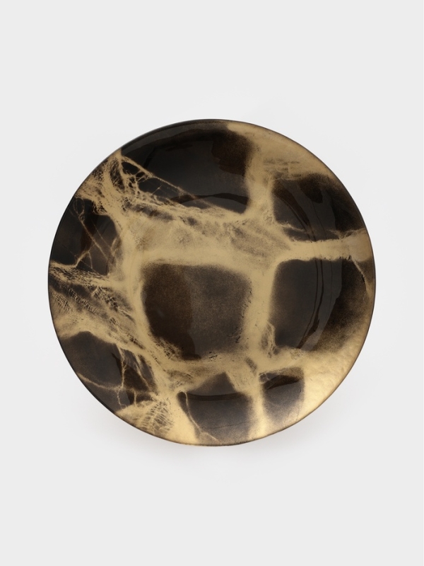 Тарелка подстановочная Тарелка подстановочная "Brown Marble" 33 см, цвет коричневый