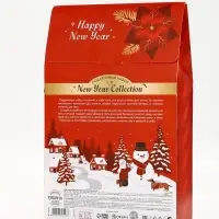 Подарочный набор новогодний: гель для душа, пена для ванны и мочалка, URAL LAB