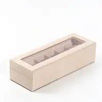 Шкатулка под часы &laquo;Гладкость&raquo;, 2 отделения, 31&times;11&times;7.5 см