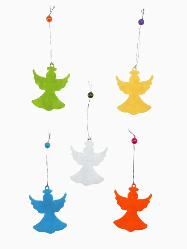 Набор ёлочных украшений Набор ёлочных украшений "Ангелочек" 5 шт