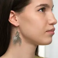 Серьги металл &laquo;Рыбка&raquo;, волшебство, цвет серебро