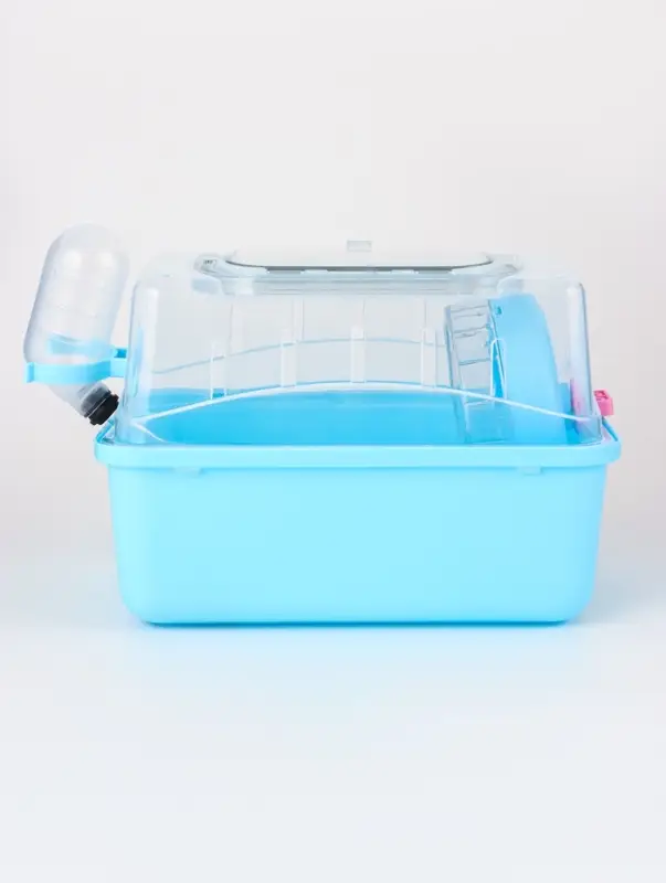 Клетка-переноска для грызунов, 23 х 17 х 16 см, бирюзовая