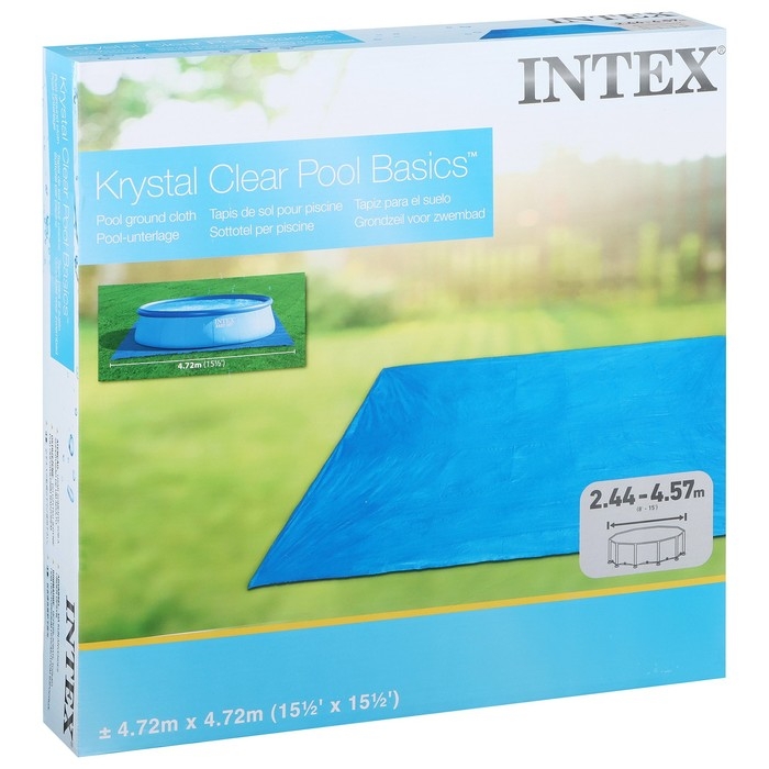 Подстилка для бассейна, 472 х 472 см, 28048 INTEX Подстилка для бассейна, 472 х 472 см, 28048 INTEX