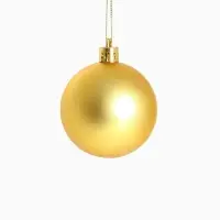 Ёлочные игрушки &laquo;Авива&raquo;, шары новогодние, d=6 см, набор 9 шт., золотистый