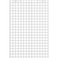 Бумага для флипчартов клетка 67,5х98 50 лист. 5 бл/уп 80гр