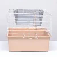 Клетка для грызунов &laquo;Пижон&raquo; №1 складная, 58&times;40&times;34 см, миска, 2 кормушки, бежевая