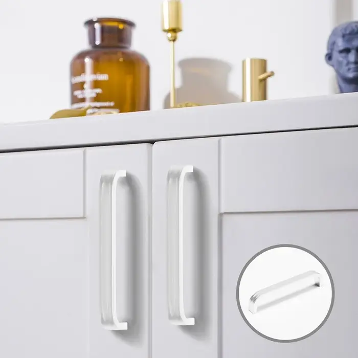 Ручка-скоба мебельная LIGHT РС108 (РС96CP), м/о 96 мм, цвет матовый хром