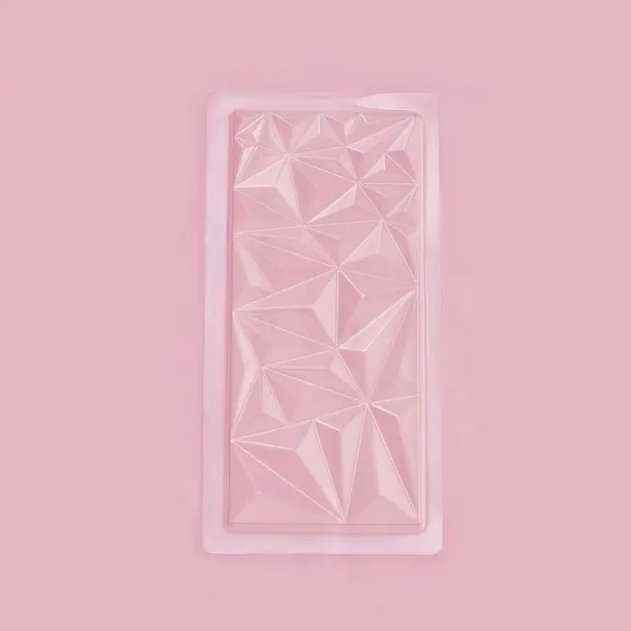 Форма для шоколада «Геометрия», пластик, 20,5×10×1 см, прозрачная