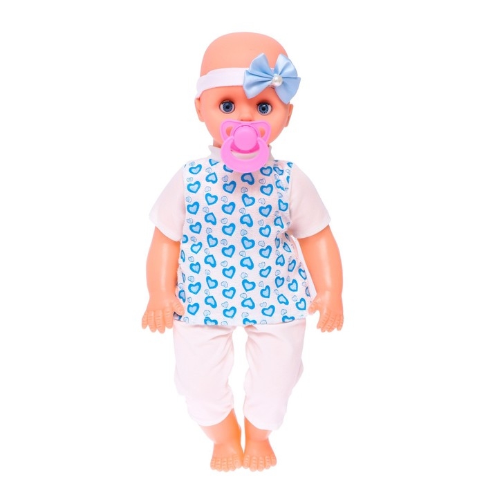 Пупс музыкальный «Кроха», в костюмчике, МИКС Пупс музыкальный «Кроха», в костюмчике, МИКС