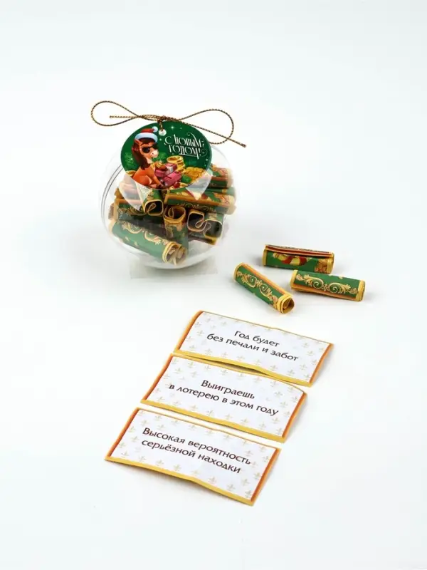 Подвеска ёлочная игрушка со свитками «Богатство», 30 свитков