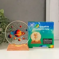 Сувенир стекло свет "Диск. Планетарий" 5хLED d=10 см, USB, цветной 10х4х11,4 см Сувенир стекло свет "Диск. Планетарий" 5хLED d=10 см, USB, цветной 10х4х11,4 см