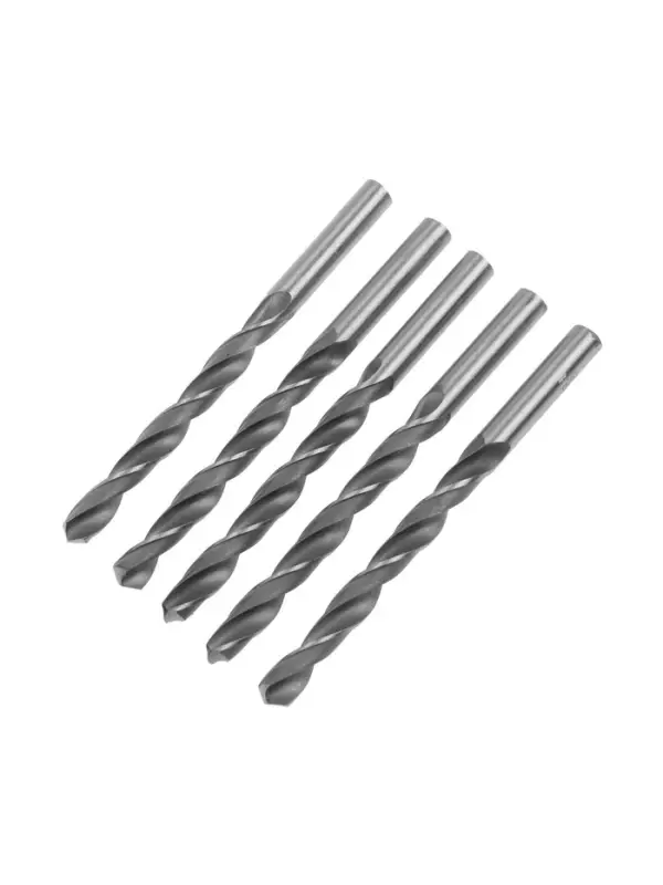 Сверло по металлу ТУНДРА, HSS, цилиндрический хвостовик, 9&times;125 мм, 5 шт.