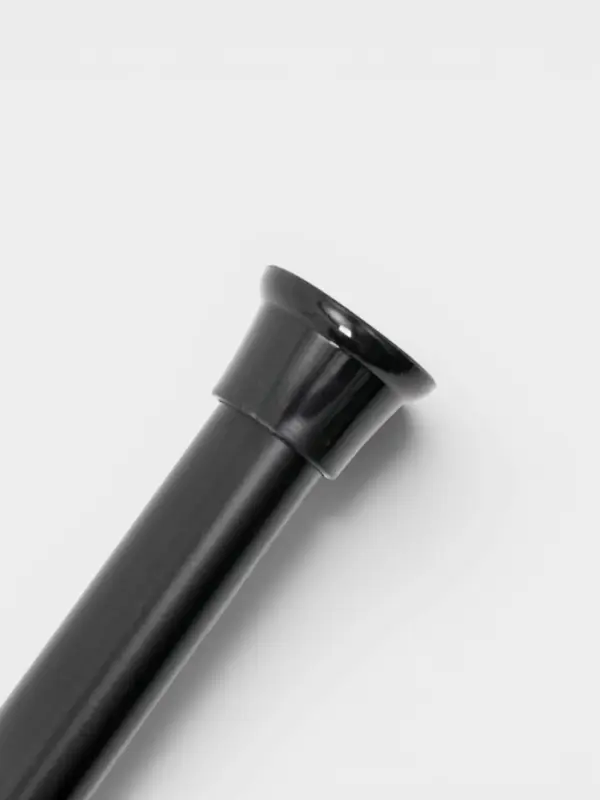 Карниз для ванной комнаты "Контур" 110-200 см, цвет черный