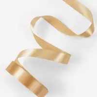 Лента атласная, 20 мм, 23&plusmn;1 м, бежевая №123