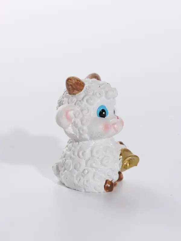 Фигурка полистоун &laquo;Бараш - кудряш с колокольчиком&raquo;, 3&times;2.5&times;4 см, МИКС