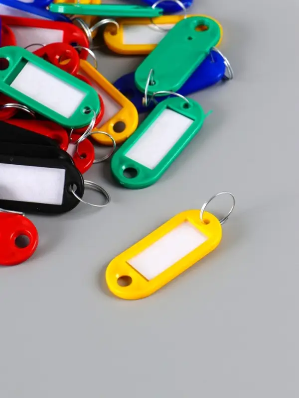 Набор брелоков для ключей 53мм, 50шт., ассорти Набор брелоков для ключей 53мм, 50шт., ассорти