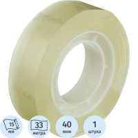 Клейкая лента канцелярская KORES 15ммx33м 50315