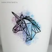 Кашпо для цветов &laquo;Единорог&raquo;, 0,8 л, 11 х 12 см