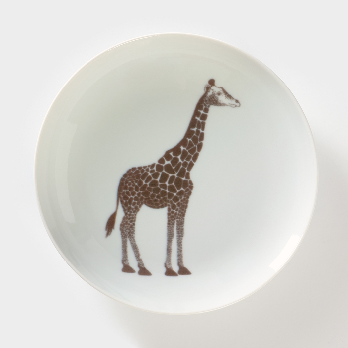 Тарелка фарфоровая «Сафари. Жираф», d=20,5 см Тарелка фарфоровая «Сафари. Жираф», d=20,5 см