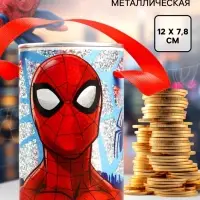 Копилка с голографией, 7.8 см &times; 7.8 см &times; 12 см &laquo;Спайдер-мен&raquo;