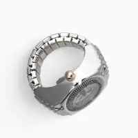 Кольцо &laquo;Время. часы круг&raquo;, 17 размер, цвет серебро