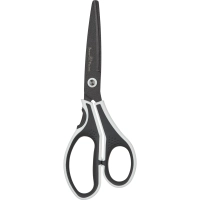 Ножницы Bruno Visconti FINECUT 210мм, тефл.покр,прорезин. ручки,ч/б,60-0026