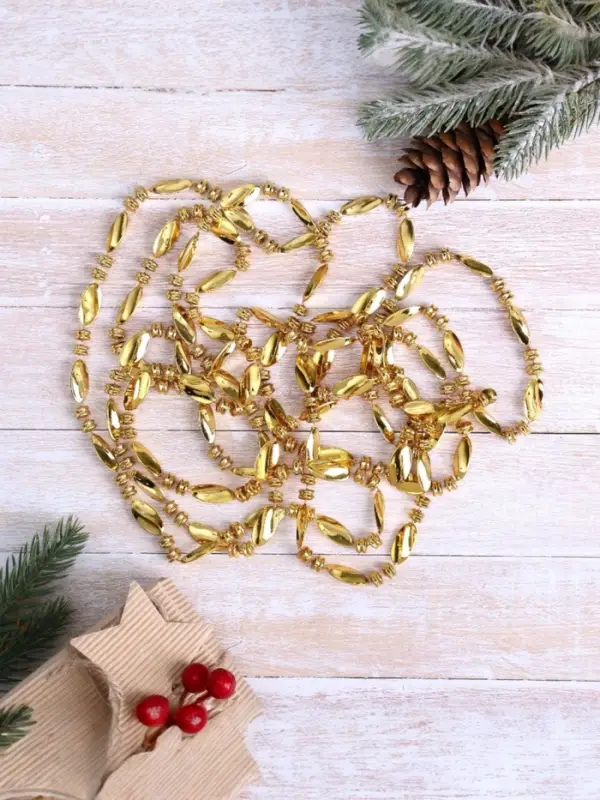 Бусы на ёлку &laquo;Волна&raquo;, длина 2.7 м, МИКС